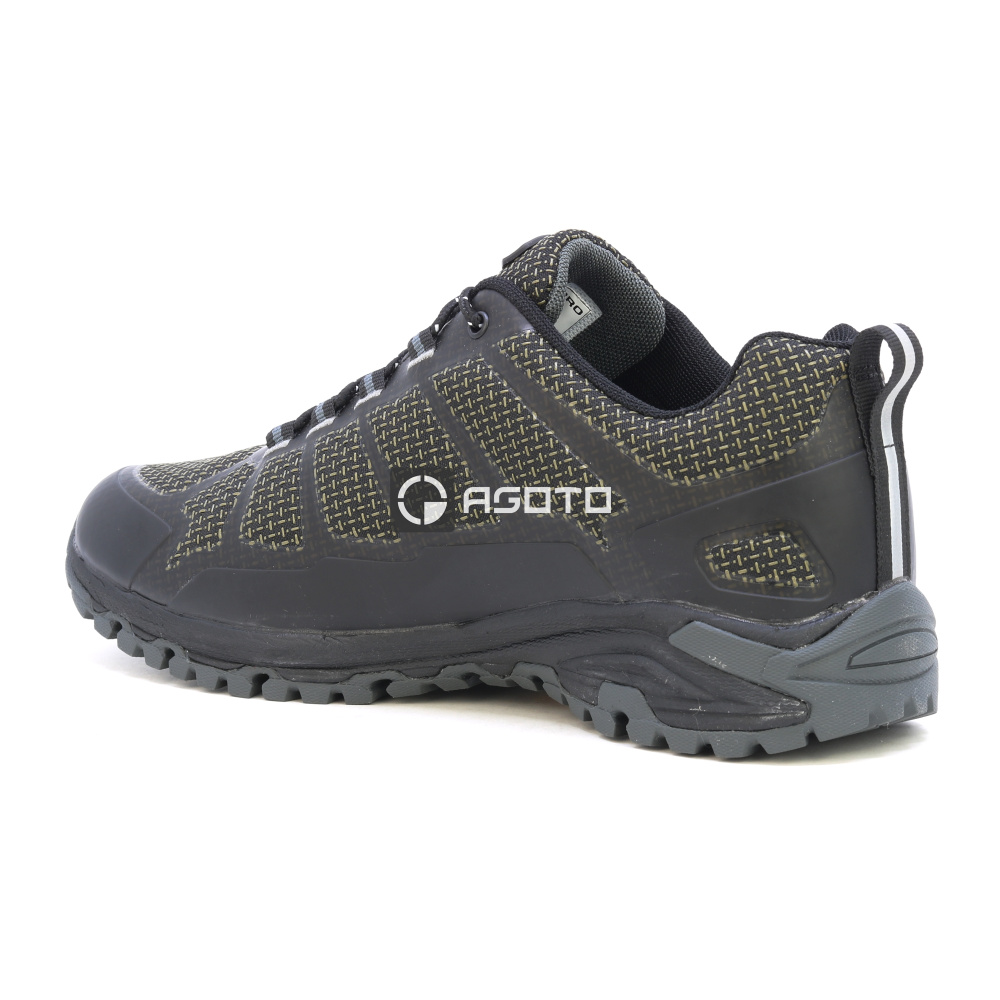 detail ALPINE PRO Musswe černá pánská outdoor obuv WP membrána