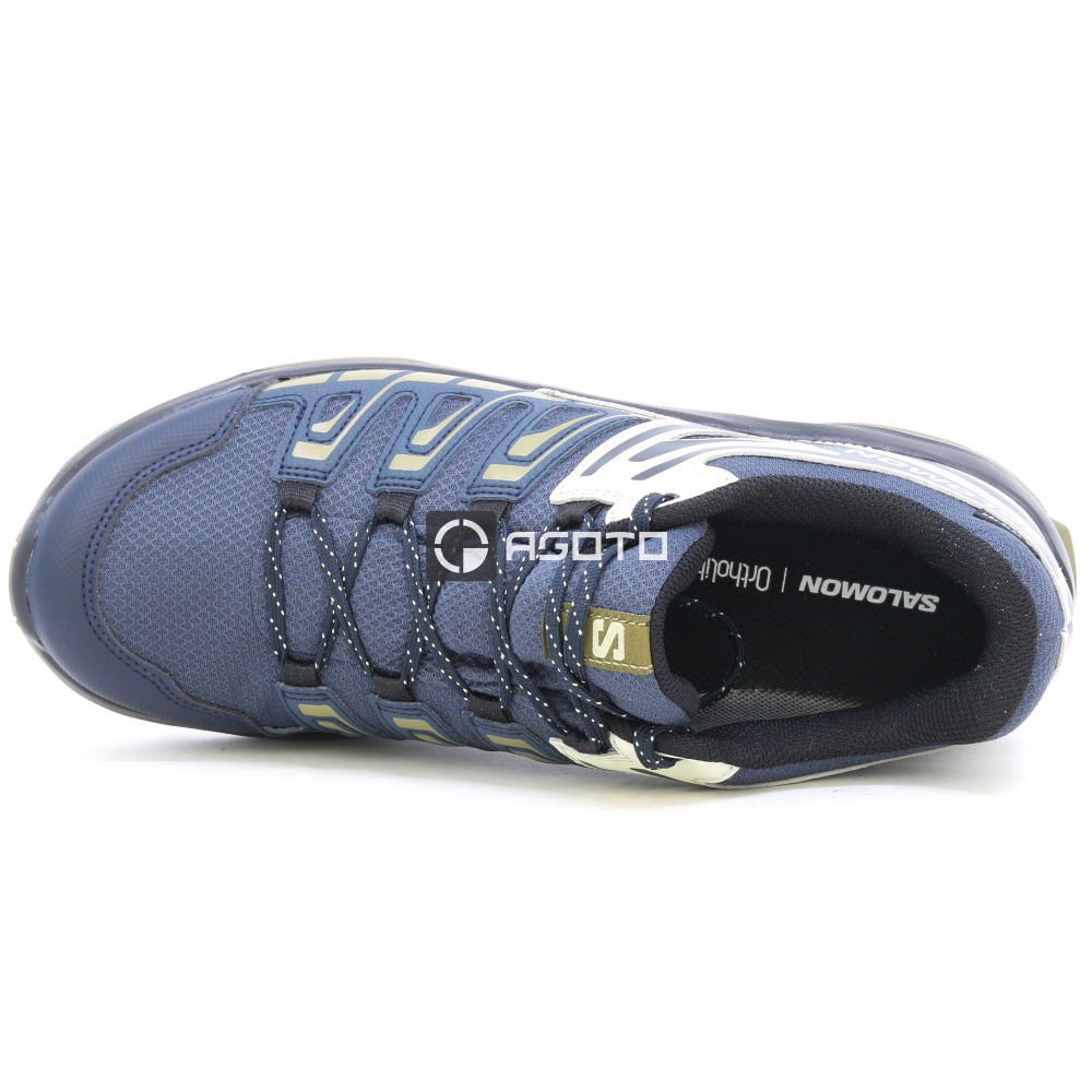 detail SALOMON Exterga GTX modrá pánská outdoor obuv membrána Gore-Tex®