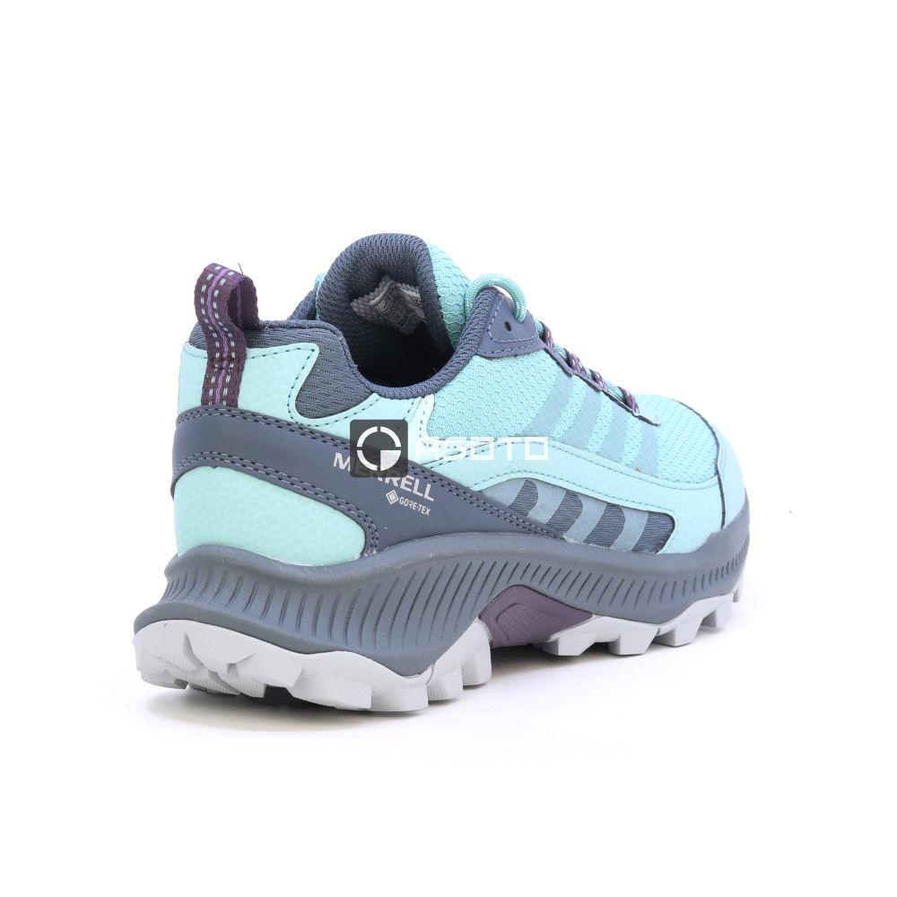 detail MERRELL SPEED STRIKE 2 GTX zelená dámská outdoor obuv membrána Gore-Tex®