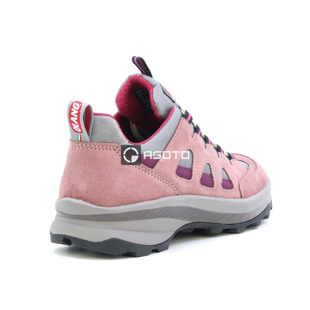 detail OLANG 840 Moena růžová dámská kožená outdoor obuv