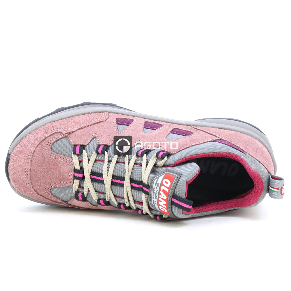 detail OLANG 840 Moena růžová dámská kožená outdoor obuv