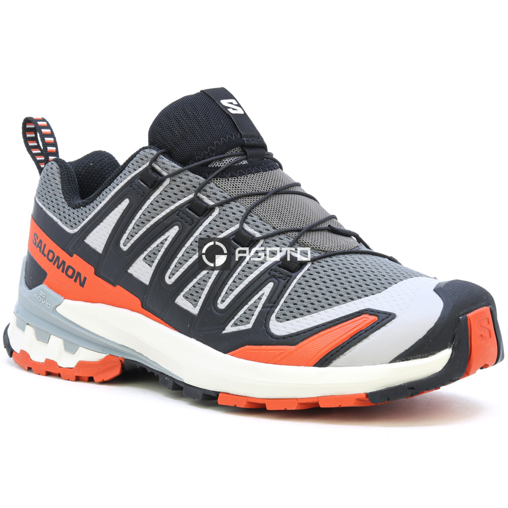 detail SALOMON XA PRO 3D V9 Clrock šedá pánská outdoor obuv