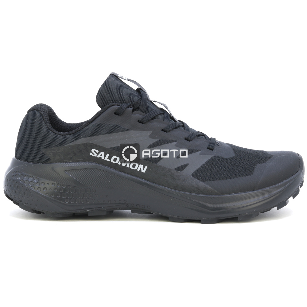 detail SALOMON ALPHAGLIDE Black černá pánská outdoor obuv