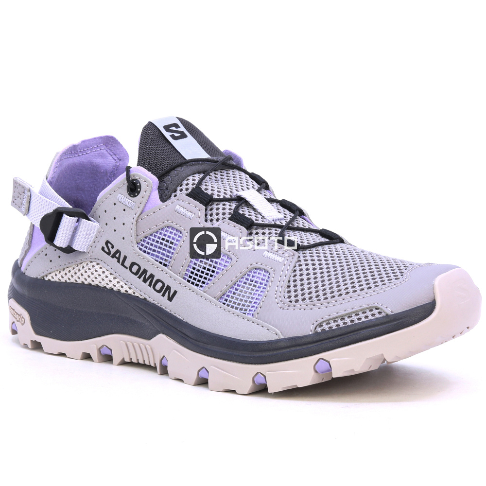 detail SALOMON Techamphibian 5 W gull šedá dámská letní outdoor obuv