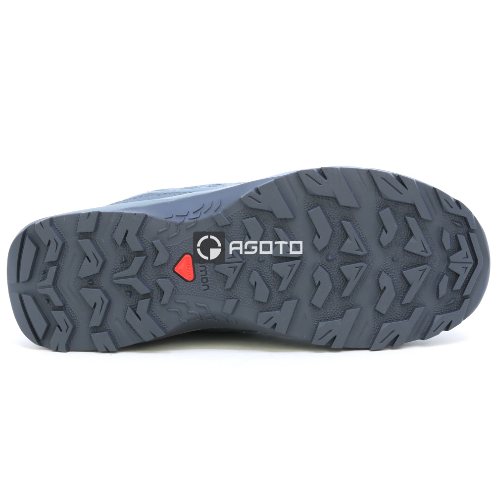 detail SALOMON Eos Aero W Stormy šedá dámská outdoor obuv