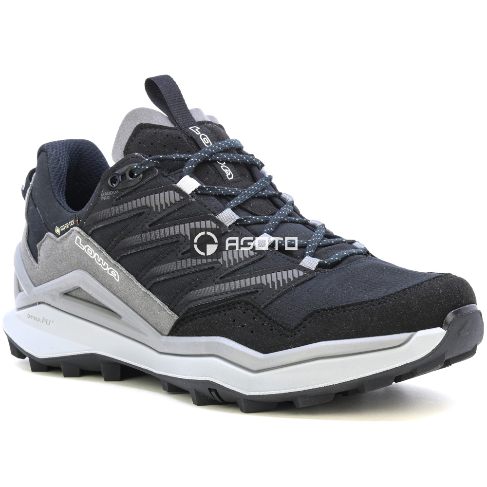 detail LOWA Maddox Pro GTX LO Wide černá pánská outdoor obuv membrána Gore-Tex®