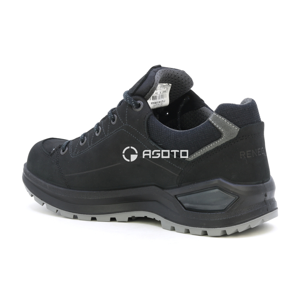 detail LOWA Renegade EVO GTX lo černá pánská outdoor obuv membrána Gore-Tex®