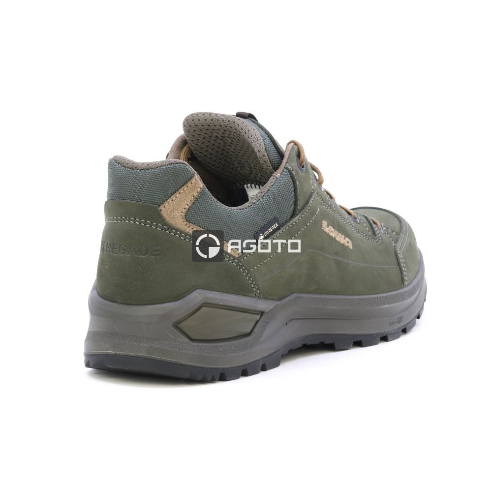 detail LOWA Renegade EVO GTX lo olivová pánská outdoor obuv membrána Gore-Tex®