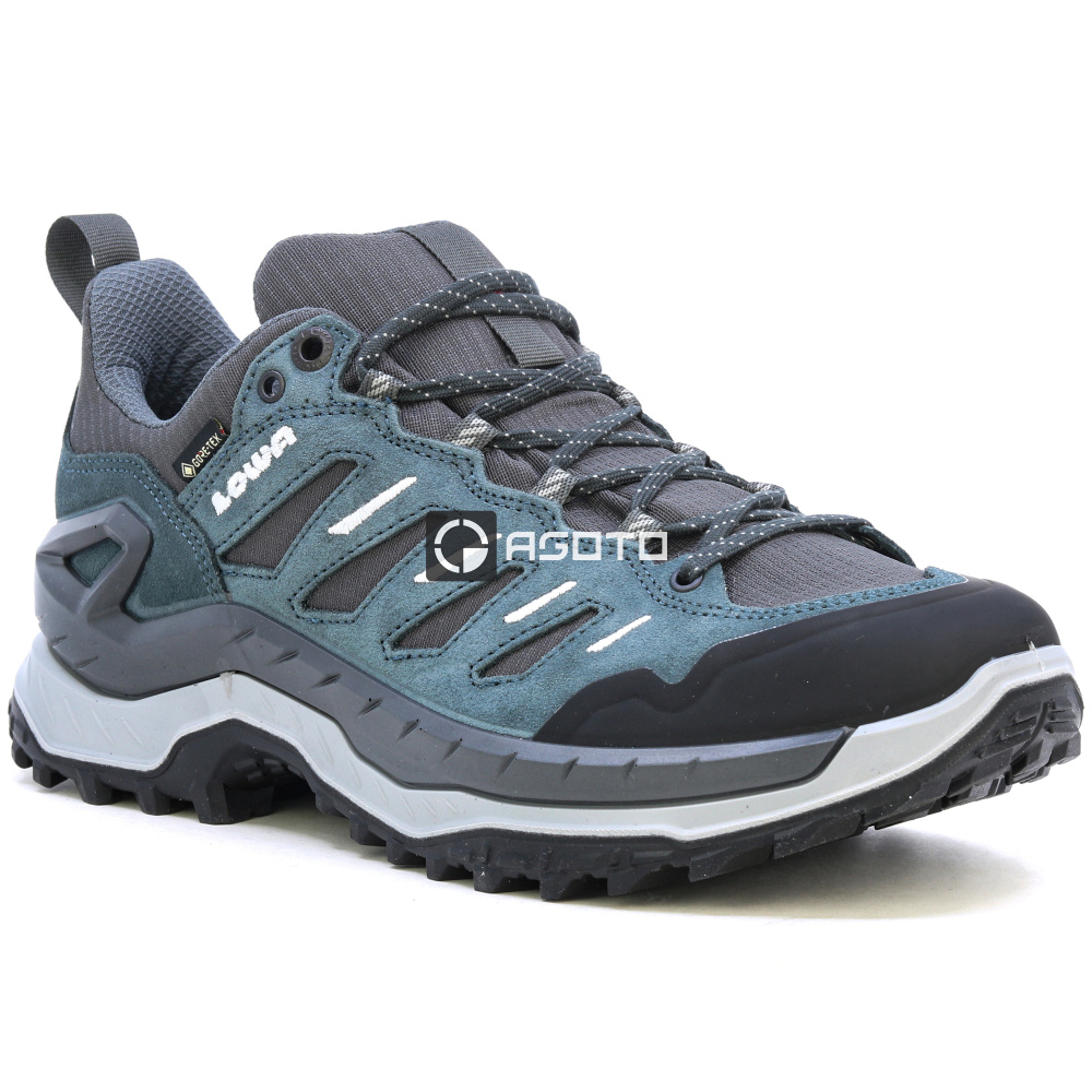 detail LOWA Innovo GTX Lo modrá pánská outdoor obuv membrána Gore-Tex®