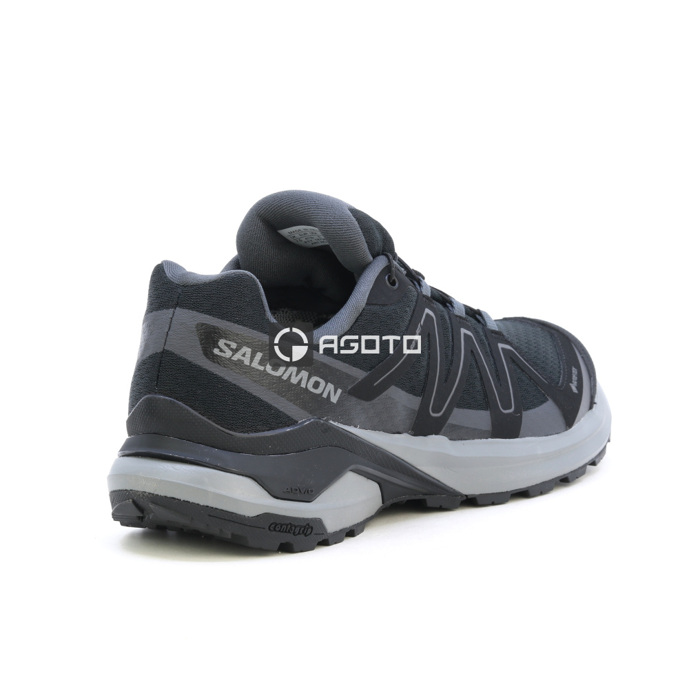 detail SALOMON Examotion GTX Black černá pánská outdoor obuv membrána Gore-Tex®