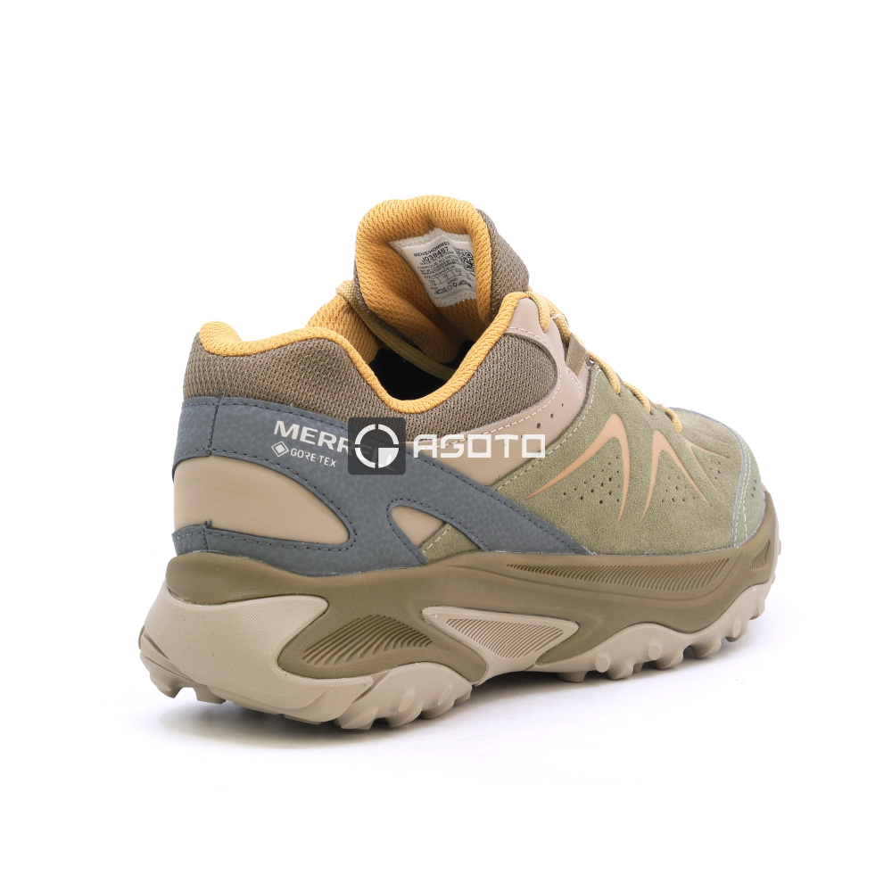 detail MERRELL YOKOTA 3 GTX drab olivová pánská outdoor obuv GORE-TEX® membrána
