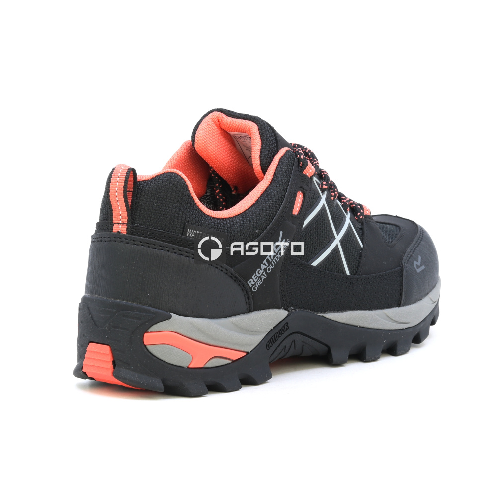 detail REGATTA Samaris III Low černá dámská outdoor obuv Isotex membrána