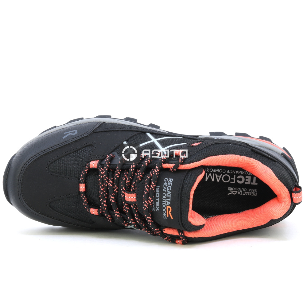 detail REGATTA Samaris III Low černá dámská outdoor obuv Isotex membrána