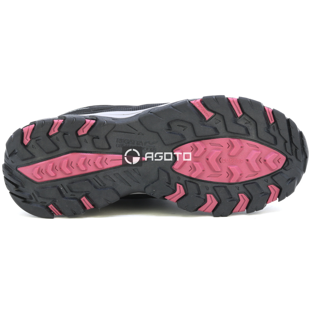 detail REGATTA Holcombe III Low černá dámská outdoor obuv Isotex membrána