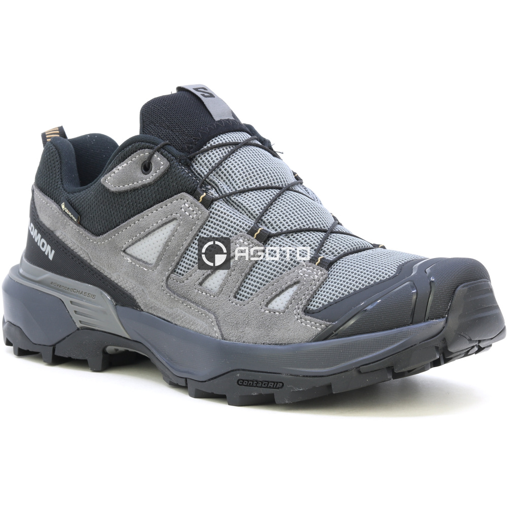 detail SALOMON X Ultra 360 LTR GTX sivá pánska outdoorová obuv s membránou Gore-Tex®