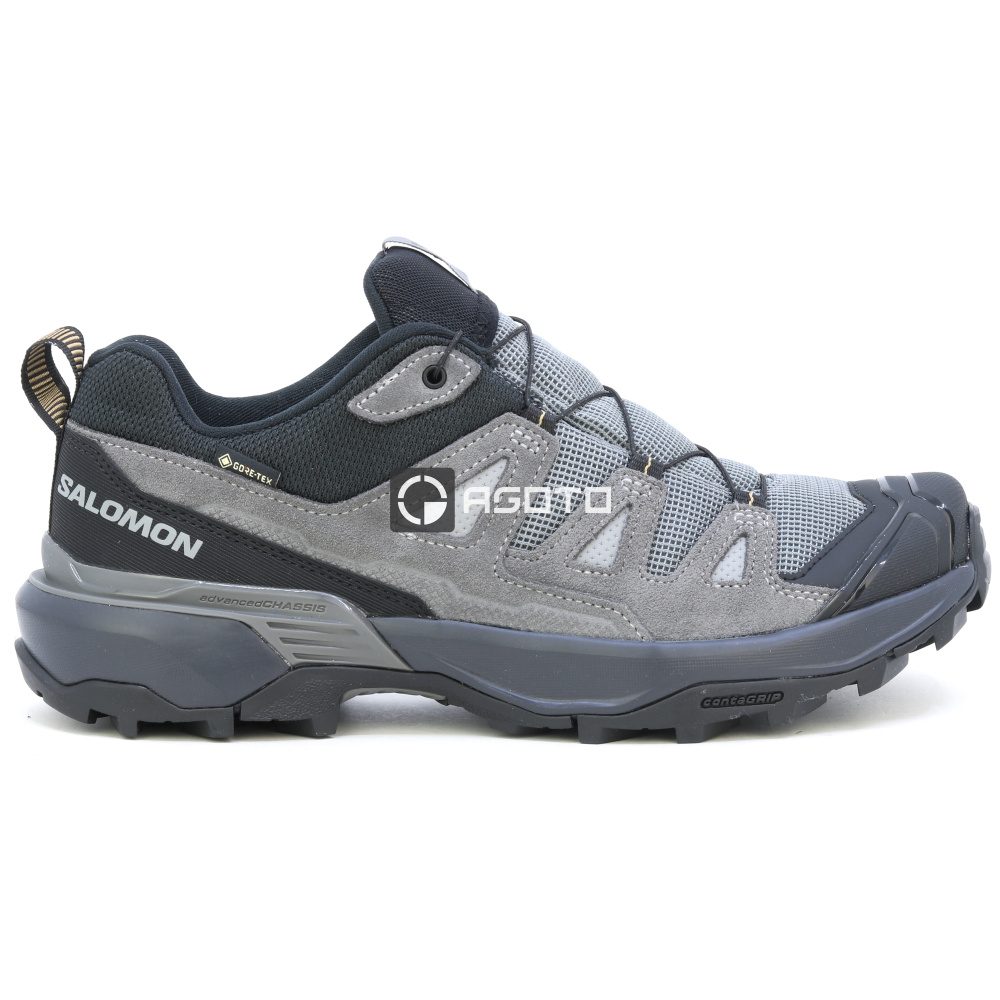 detail SALOMON X Ultra 360 LTR GTX sivá pánska outdoorová obuv s membránou Gore-Tex®