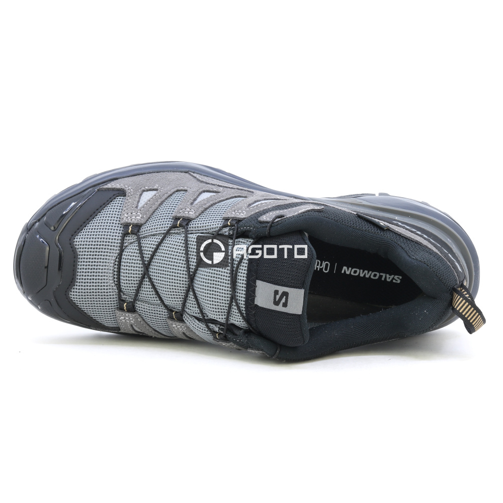 detail SALOMON X Ultra 360 LTR GTX sivá pánska outdoorová obuv s membránou Gore-Tex®