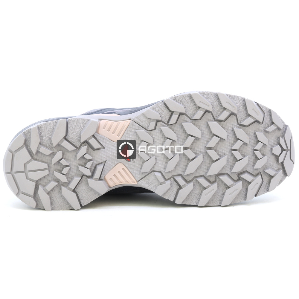 detail SALOMON X ULTRA 360 W Gull/Nine sivá dámska outdoorová obuv, pohodlná do hôr