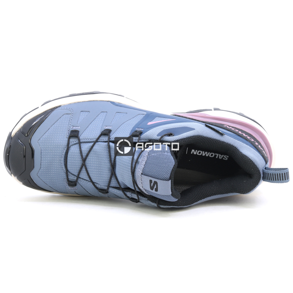 detail SALOMON X Ultra 360 GTX W modrá dámska outdoorová obuv s membránou Gore-Tex®