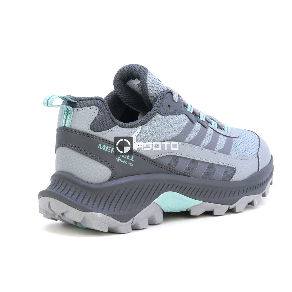 detail MERRELL SPEED STRIKE 2 GTX zelená dámska outdoorová obuv s membránou Gore-Tex®