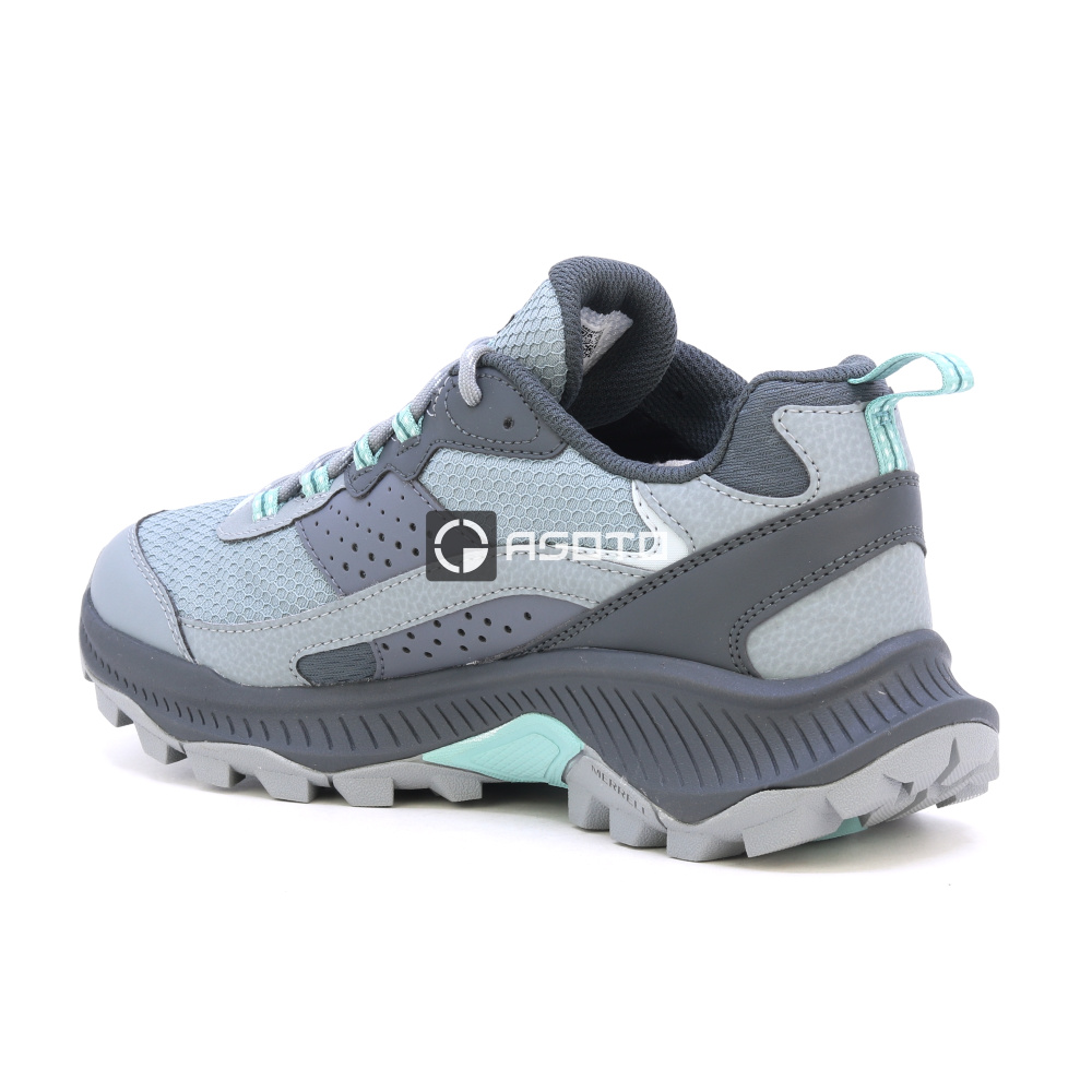 detail MERRELL SPEED STRIKE 2 GTX zelená dámska outdoorová obuv s membránou Gore-Tex®