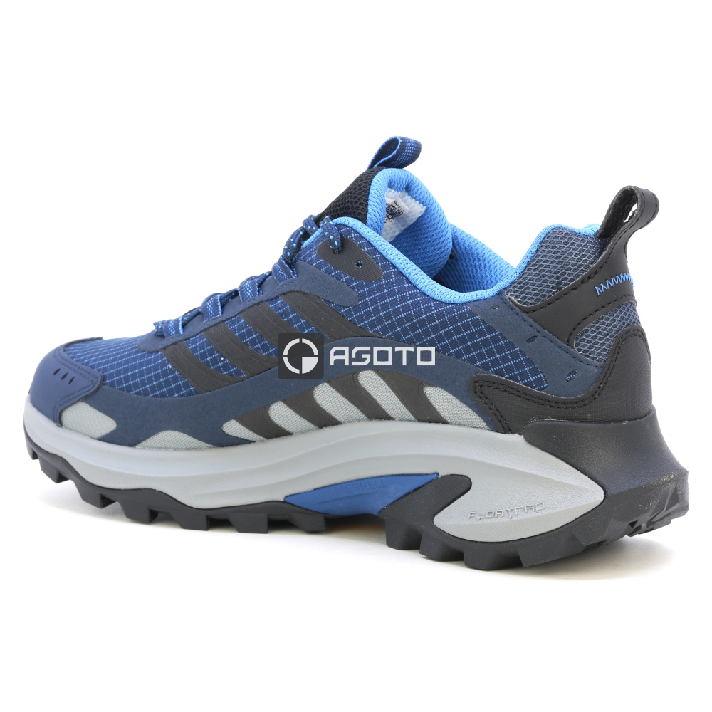 detail MERRELL MOAB SPEED 2 GTX modrá pánska outdoor obuv, Gore-Tex® membrána