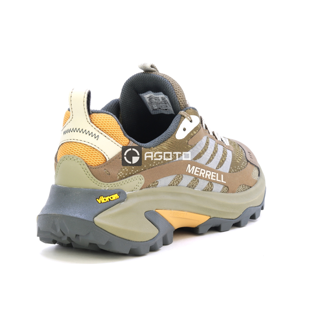 detail MERRELL Moab Speed 2 hnedá pánska outdoor obuv ľahká a vzdušná + Vibram®