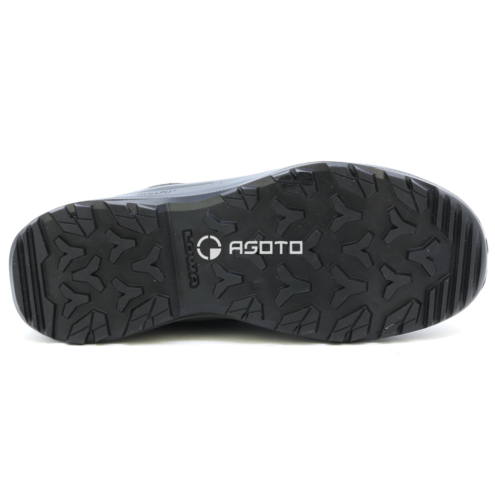 detail LOWA Ventierra GTX čierna pánska kožená outdoor obuv, membrána Gore-Tex®