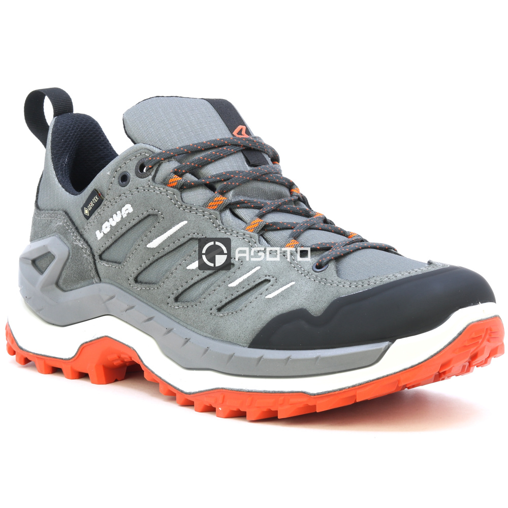 detail LOWA Innovo GTX Lo sivá pánska outdoor obuv, membrána Gore-Tex®