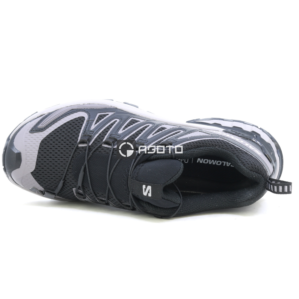 detail SALOMON XA PRO 3D V9 W čierna dámska ľahká outdoorová obuv, ktorá dýcha