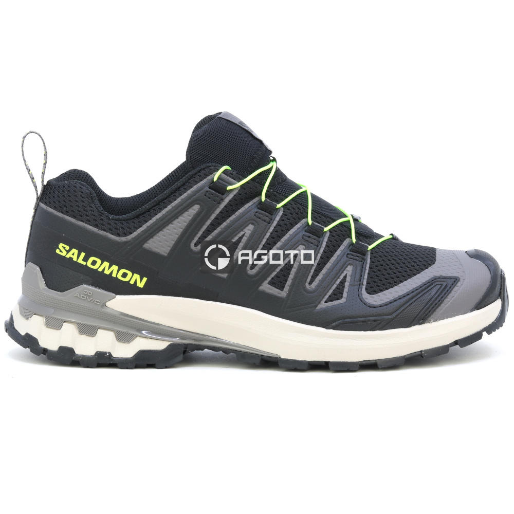 detail SALOMON XA PRO 3D V9 čierna pánska ľahká outdoorová obuv, ktorá dýcha