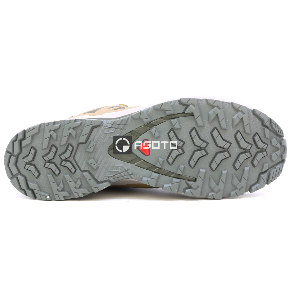 detail SALOMON XA PRO 3D V9 GTX sivá pánska ľahká outdoorová obuv s membránou GORE-TEX®