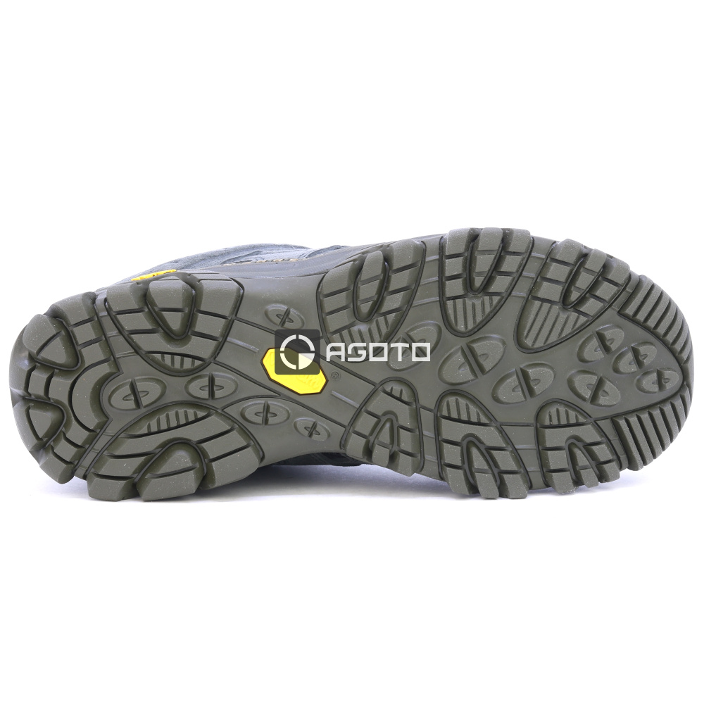 detail MERRELL MOAB 3 M black čierna pánska kožená outdoorová obuv nielen na turistiku