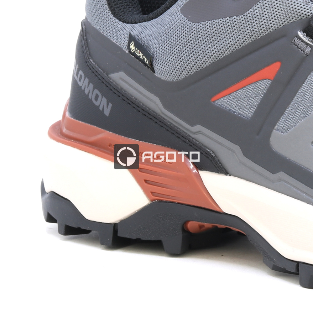 detail SALOMON X ULTRA 360 GTX sivá pánska outdoorová obuv s membránou Gore-Tex®