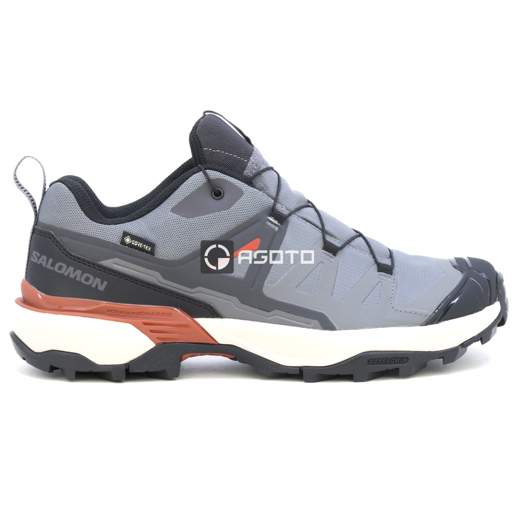 detail SALOMON X ULTRA 360 GTX sivá pánska outdoorová obuv s membránou Gore-Tex®