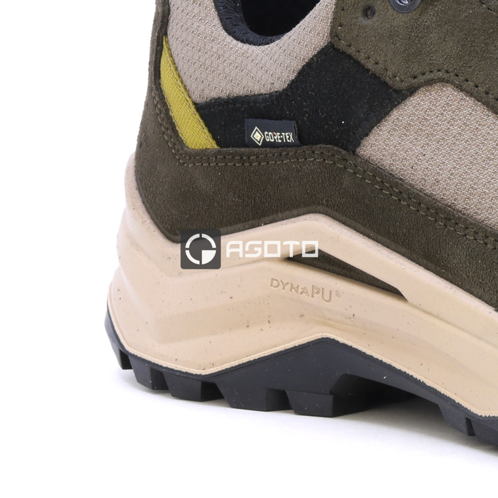 detail LOWA Ventierra GTX hnedá pánska kožená outdoorová obuv s membránou Gore-Tex®