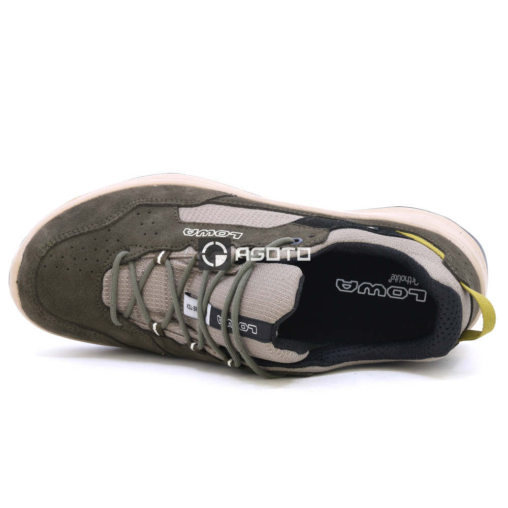 detail LOWA Ventierra GTX hnedá pánska kožená outdoorová obuv s membránou Gore-Tex®