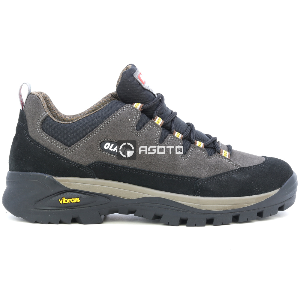 detail OLANG Biella 896 hnedá pánska outdoorová obuv z prírodnej kože, pohodlná a ľahká