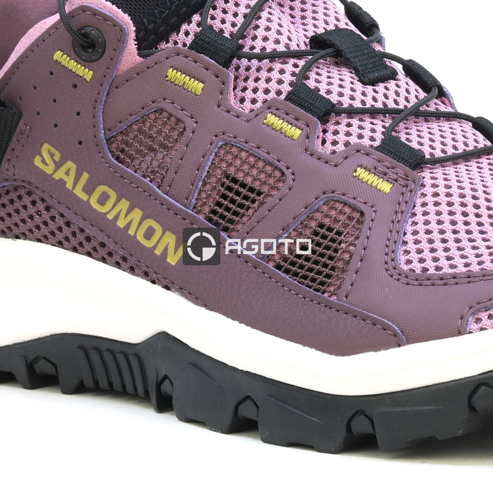 detail SALOMON Techamphibian 5 W fialová dámska letná outdoorová obuv, ľahká a priedušn