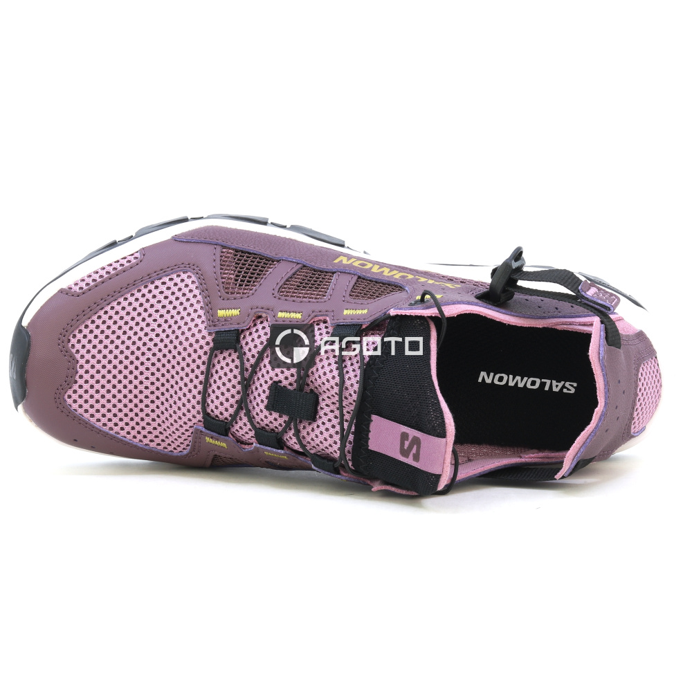 detail SALOMON Techamphibian 5 W fialová dámska letná outdoorová obuv, ľahká a priedušn