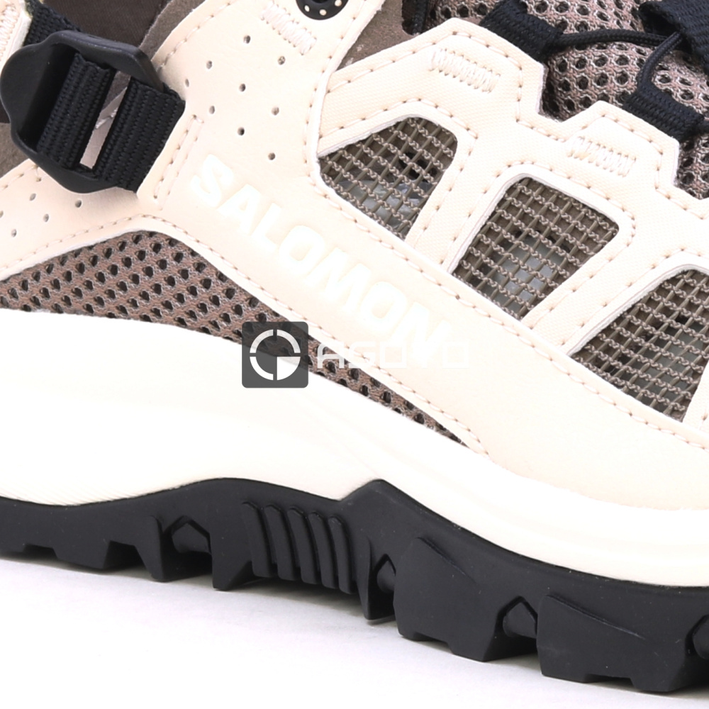 detail SALOMON Techamphibian 5 W béžová dámska letná outdoorová obuv, ľahká a priedušná