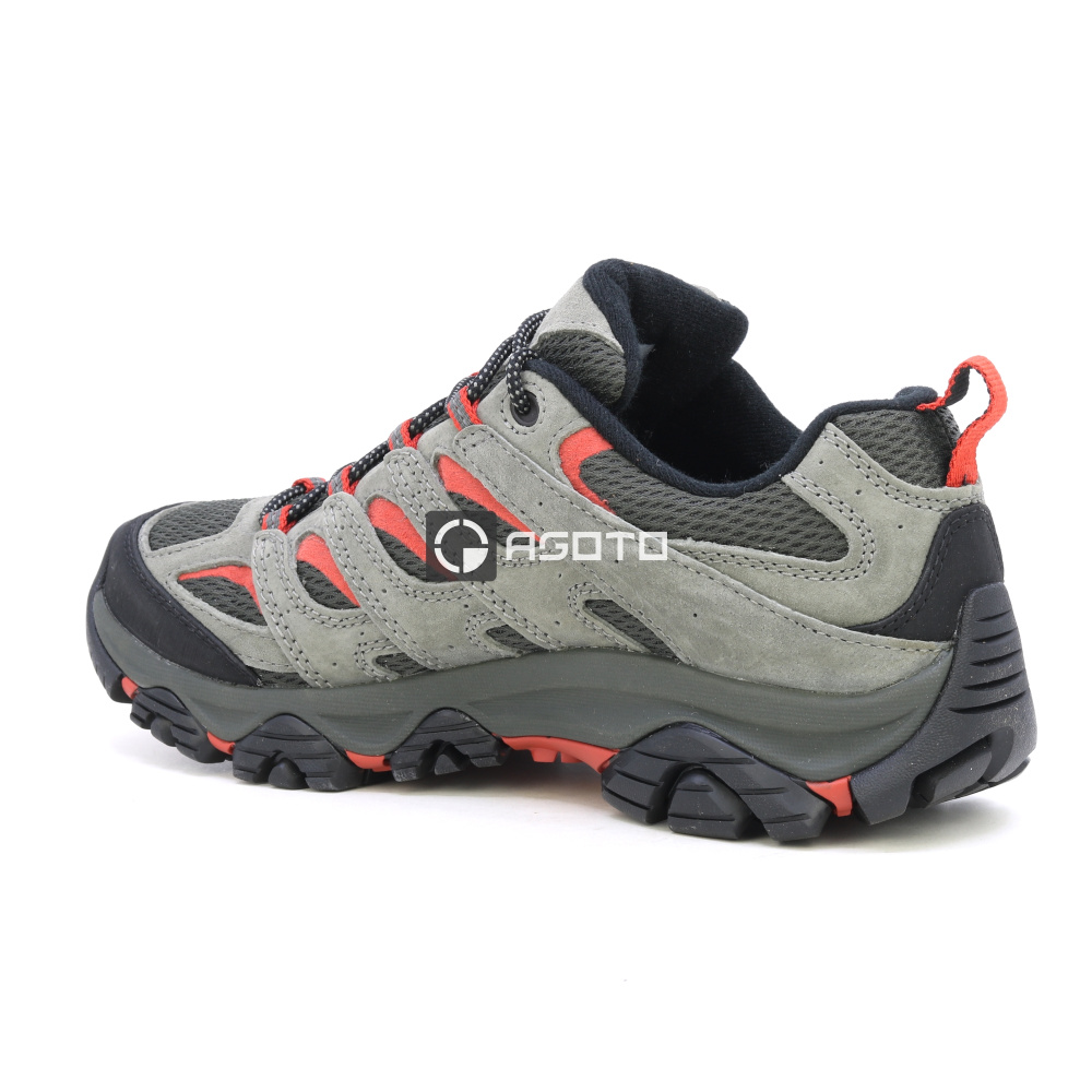detail MERRELL Moab 3 GTX M sivá pánska kožená outdoorová obuv, Gore-Tex® membrána