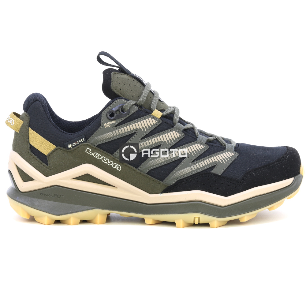 detail LOWA MADDOX PRO GTX LO olivová pánska outdoorová obuv s membránou Gore-Tex®