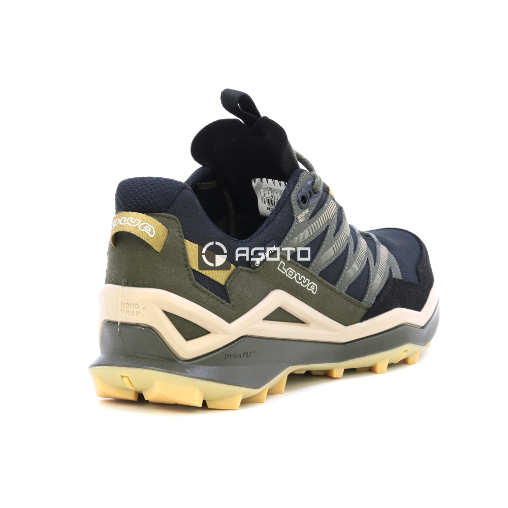 detail LOWA MADDOX PRO GTX LO olivová pánska outdoorová obuv s membránou Gore-Tex®