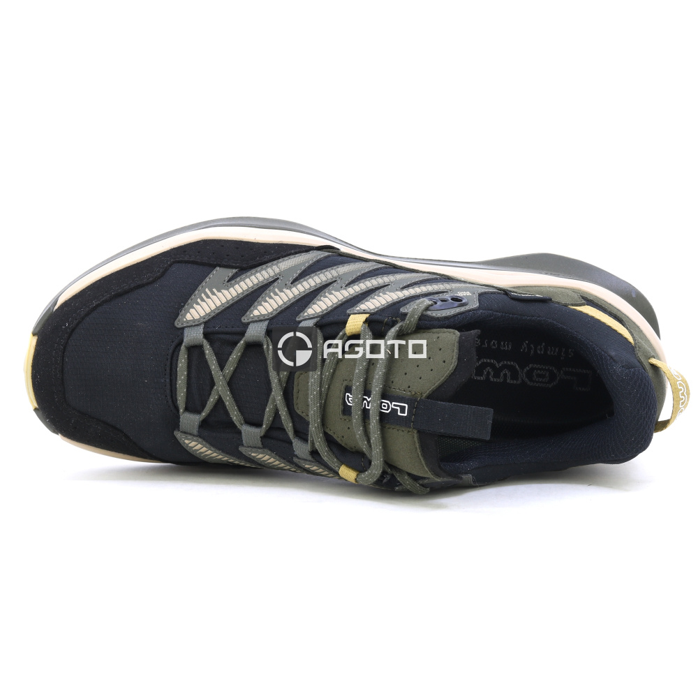 detail LOWA MADDOX PRO GTX LO olivová pánska outdoorová obuv s membránou Gore-Tex®