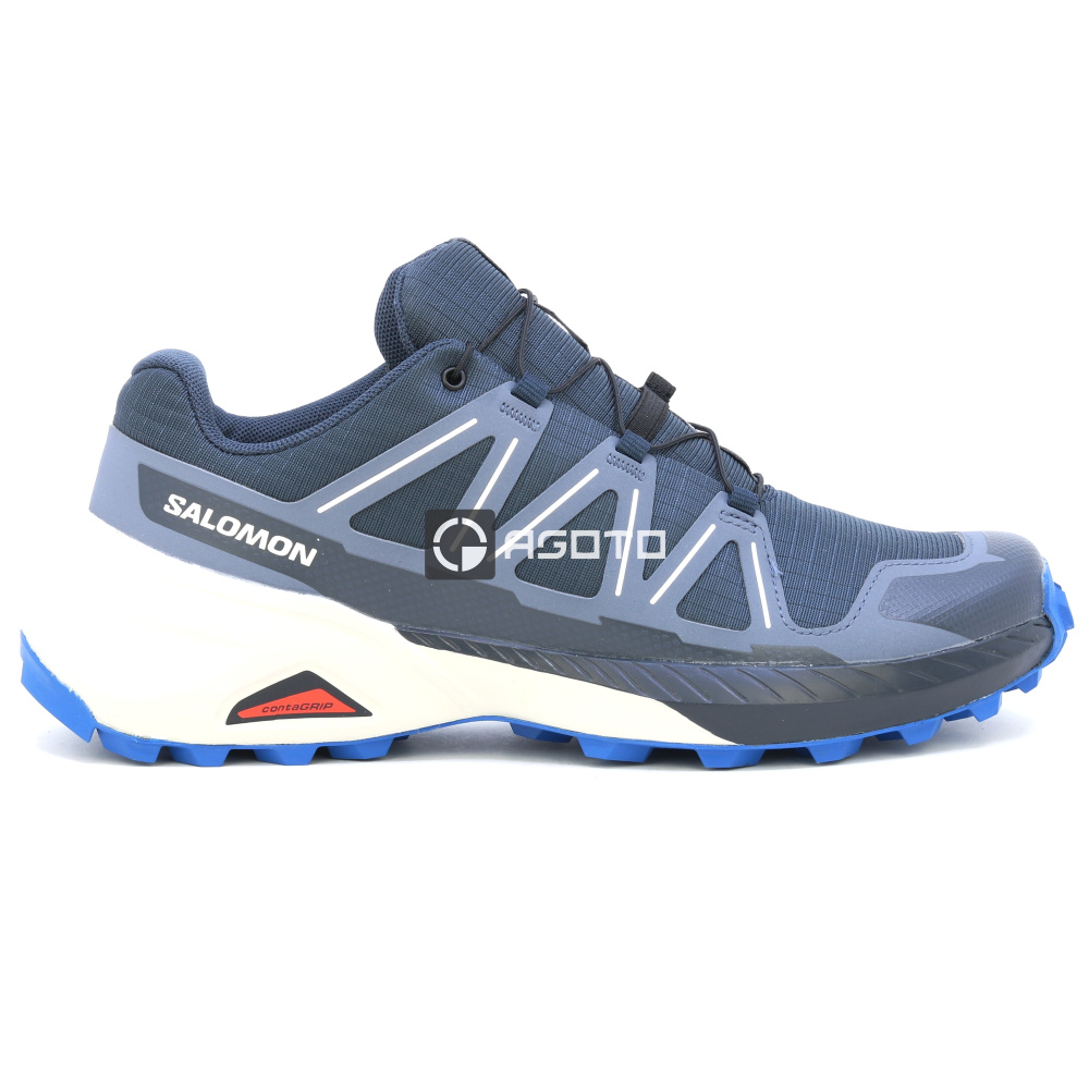 detail SALOMON Speedcross Peak modrá pánska outdoorová obuv, priedušná, pohodlná