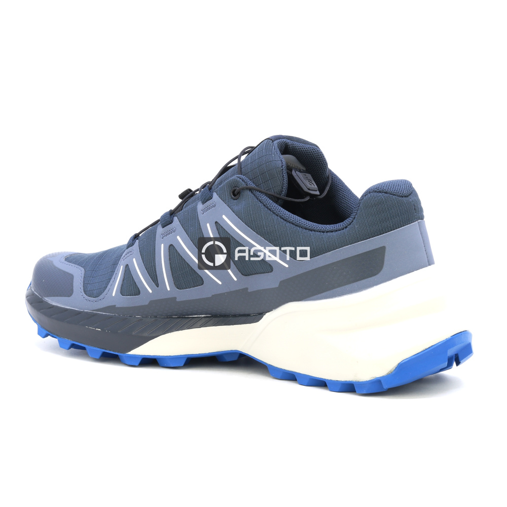 detail SALOMON Speedcross Peak modrá pánska outdoorová obuv, priedušná, pohodlná