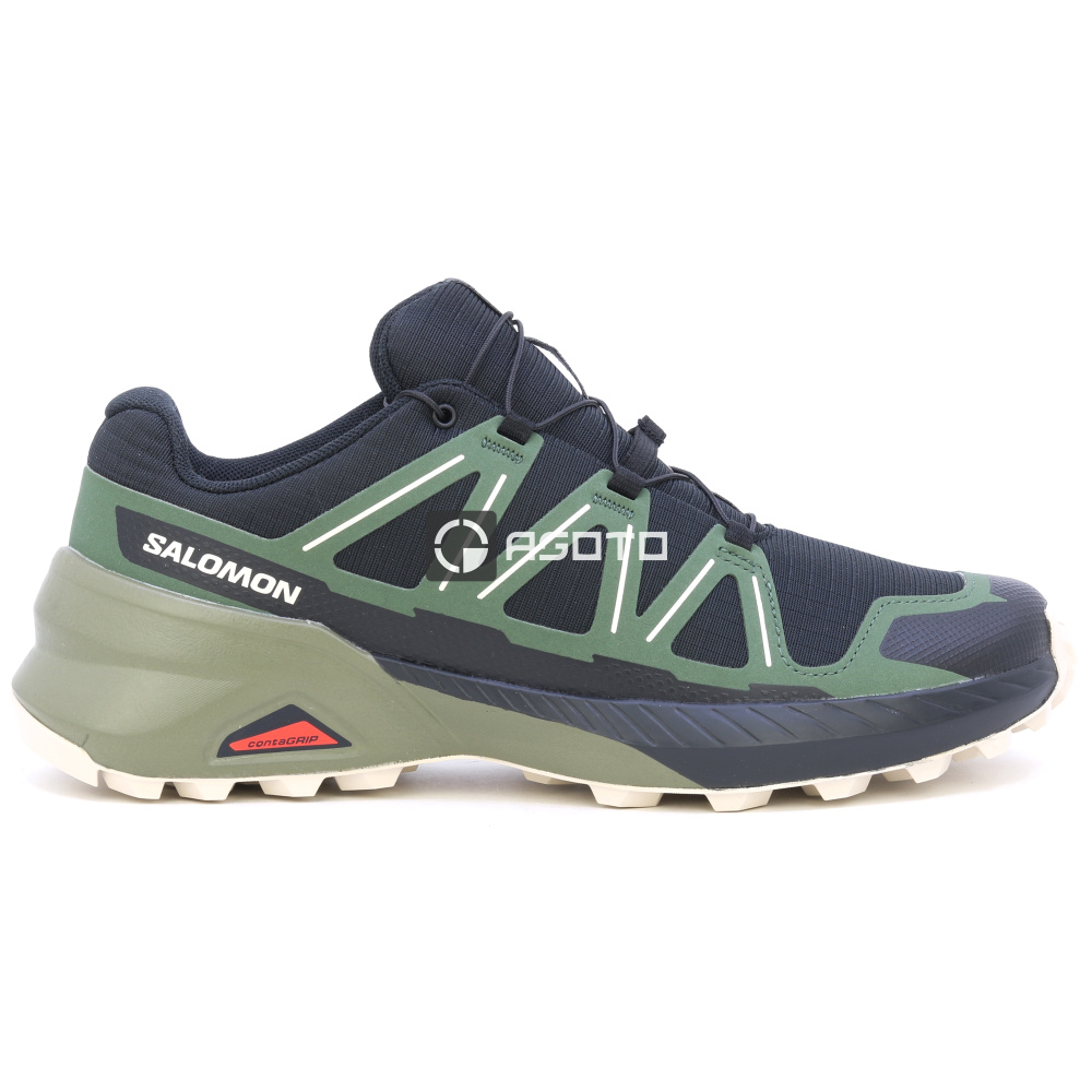 detail SALOMON Speedcross Peak Black čierna pánska outdoorová obuv