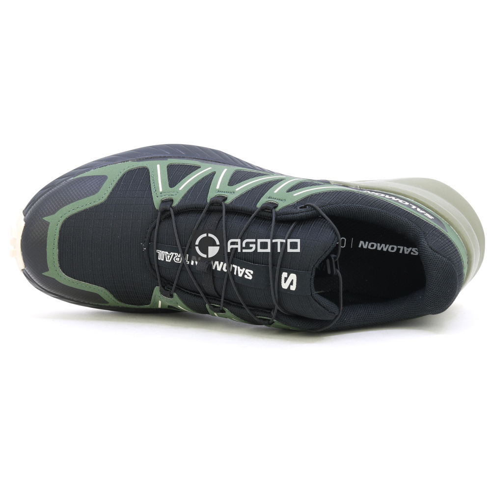 detail SALOMON Speedcross Peak Black čierna pánska outdoorová obuv