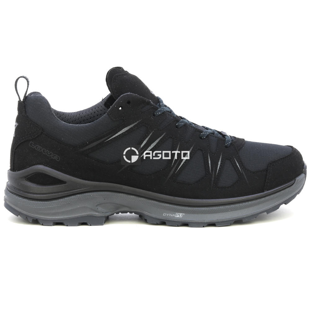 detail LOWA Innox Evo II GTX čierna pánska outdoorová obuv s membránou Gore-Tex